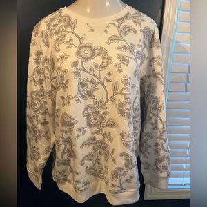 🧡NWOT Karen Scott Floral Sweatshirt🧡